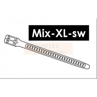 GrößenMix (XL) ROVAFLEX Softbinder schwarz Doppelbindung