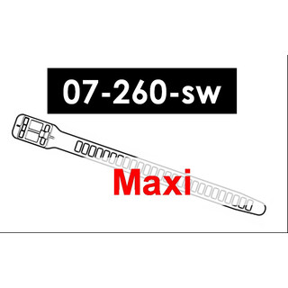ROVAFLEX Softbinder 7x260 schwarz 100Stk Doppelbindung