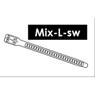 GrößenMix (L) ROVAFLEX Softbinder schwarz Doppelbindung